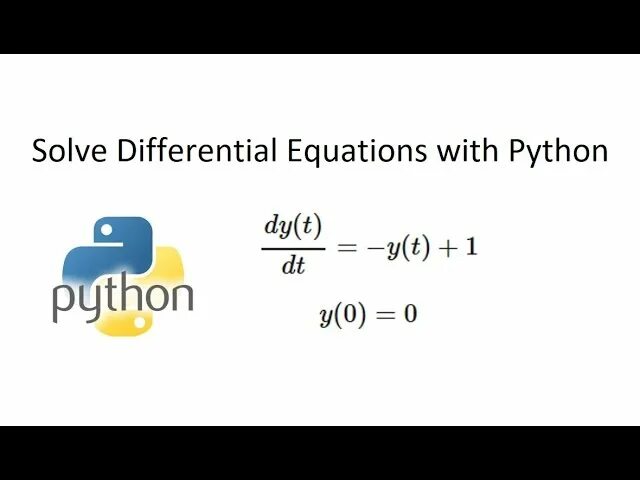Odeint python