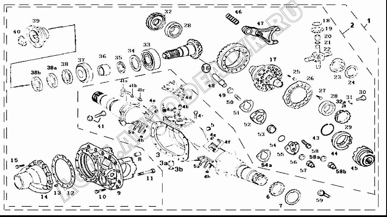 Редуктор среднего моста камаз 5320 схема. Схема редуктора dsh44. Схема редуктора заднего моста камаз 5320. Редуктор переднего моста камаз 4310 схема. Схема среднего моста.