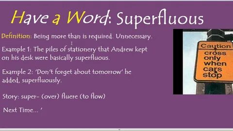 Which words are being defined
