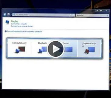 Windows 10 подключить проектор