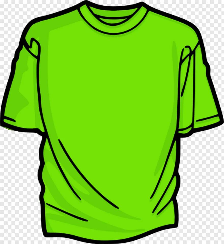 Майка рисунок. Cartoon Green Shirt.