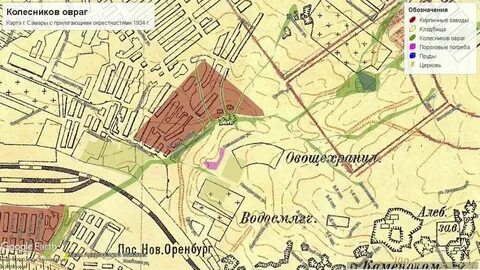 Карта оврагов нижний новгород