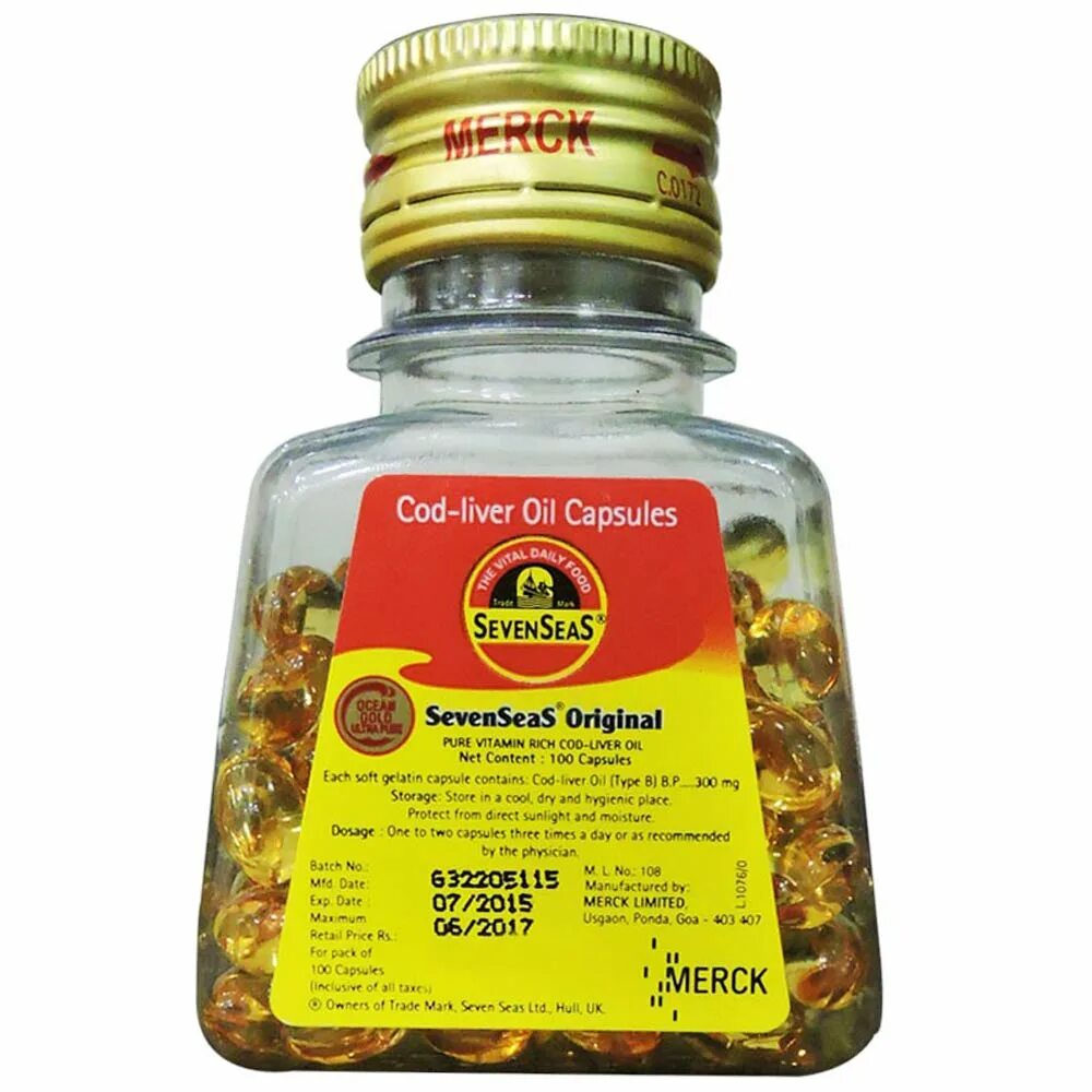 Подсолнечное масло печень. Рыбий жир Индия. Seven Seas Cod Liver Oil Capsules. Seacod рыбий жир. Cod Liver Oil Capsules.