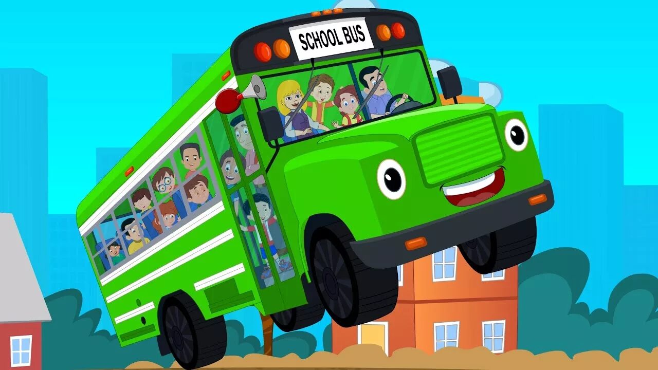 Wheels on the bus nursery rhymes for children baby big cheese. Wheels on the bus видео. Мультик радуга автобус. Wheels on the bus видео. The wheels on the bus.