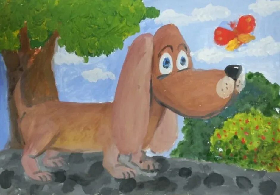 Мое любимое животное 2 класс. Рисунок на тему домашние питомцы. Детские рисунки на тему животные. Рисование мой любимый питомец. Рисунок на тему моё любимое животное.