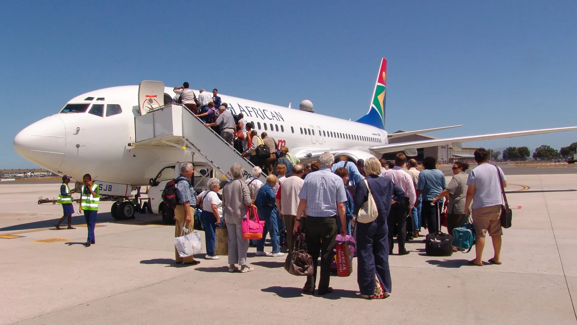 I am get on the plane