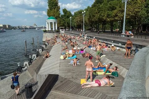 Фото московских пляжей