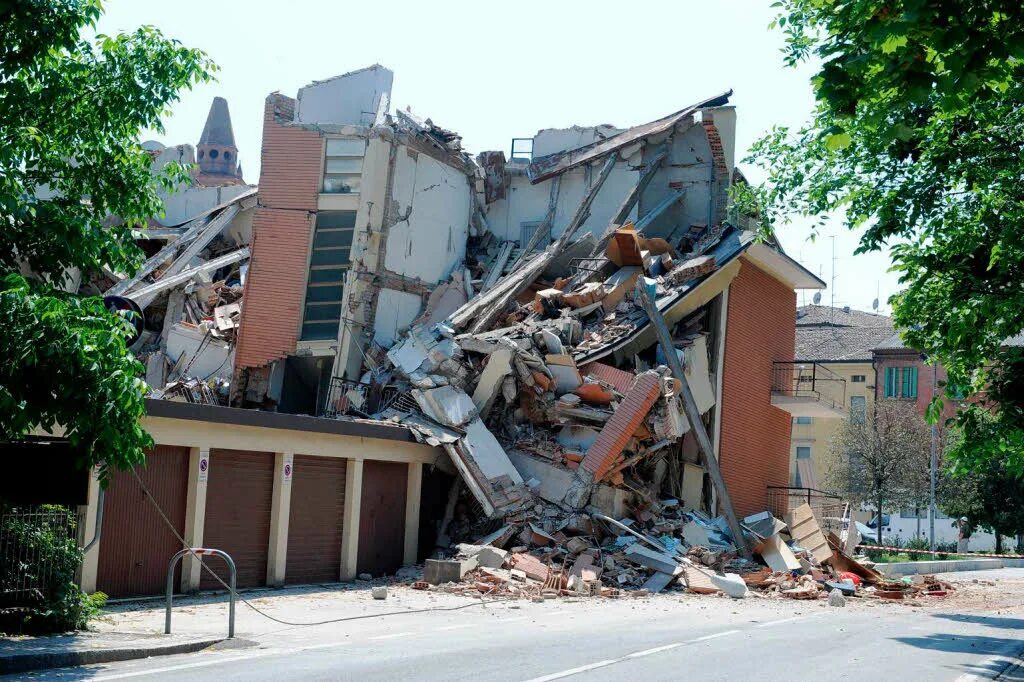 Damage to the building was