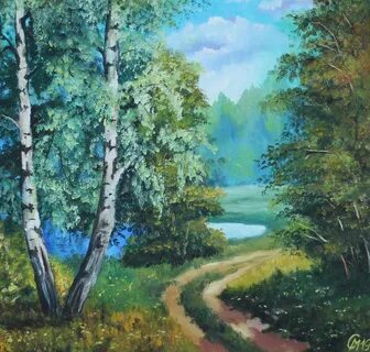 Картины пейзажи и портреты