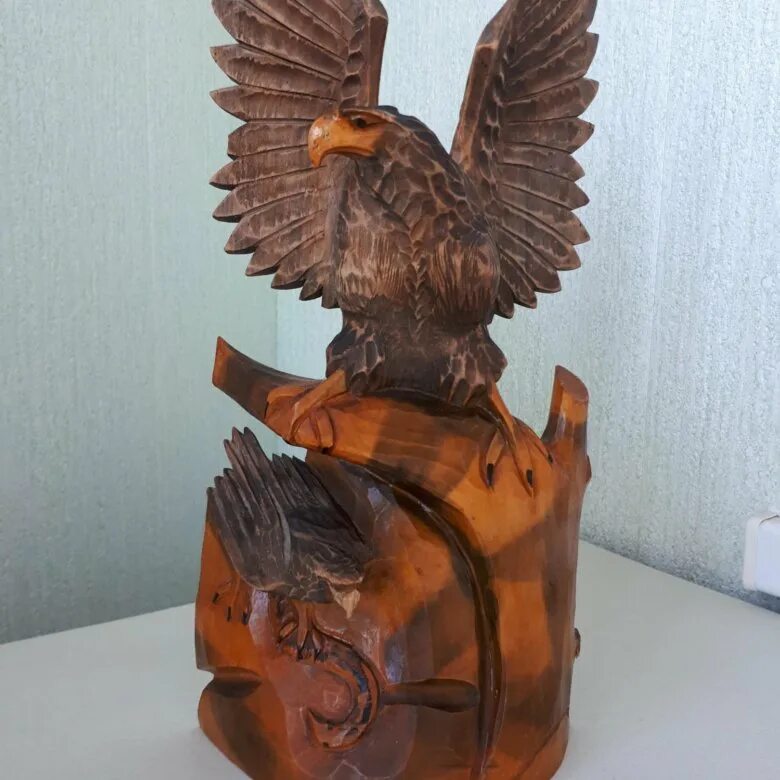 Деревянный Орел статуэтка. Деревянный Орел. Орел из дерева СССР. Фигуры птиц из дерева.