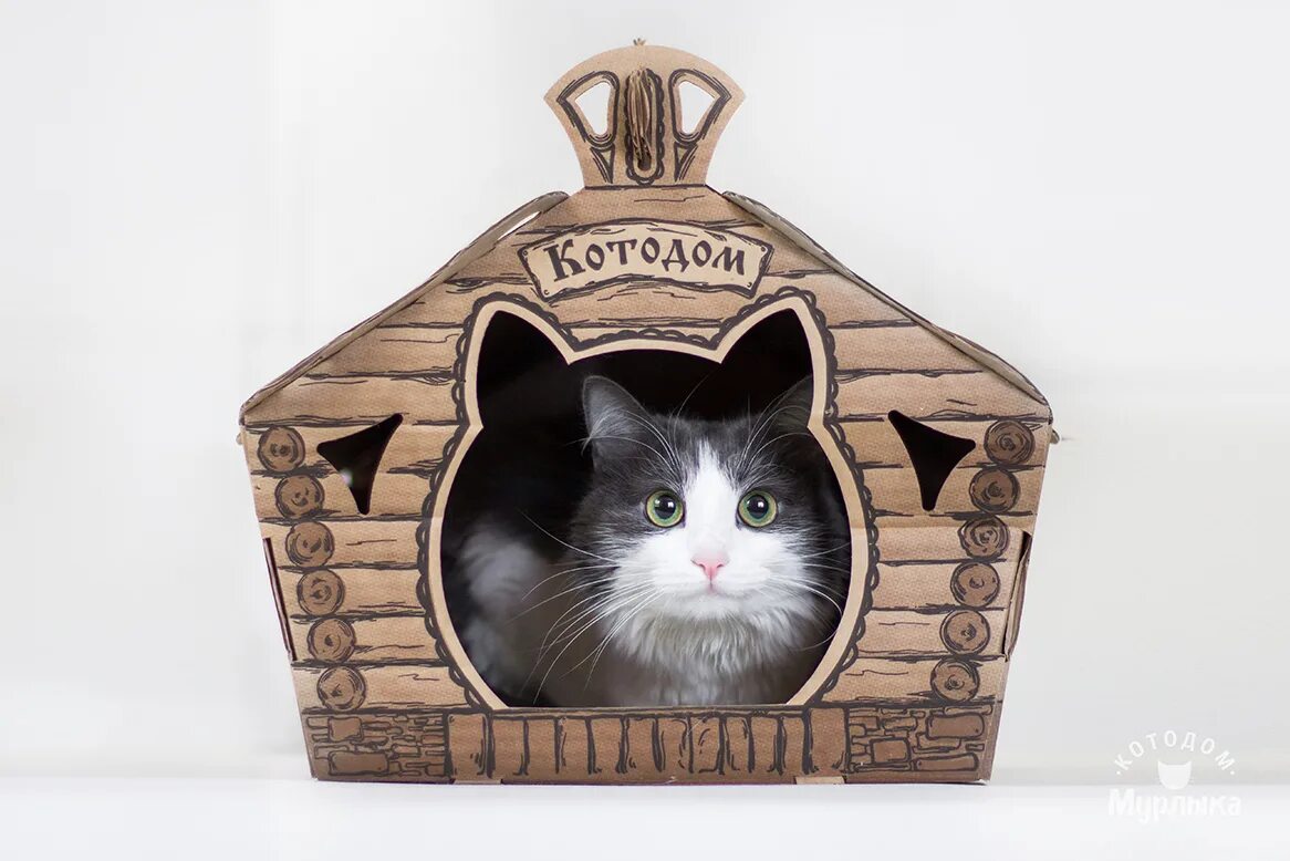 Котодом. Котодом картонный. котодом из картона. котодом домики для кошек из картона. домик для мурлыки из коробки.