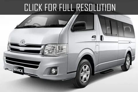 Toyota hiace класс автомобиля