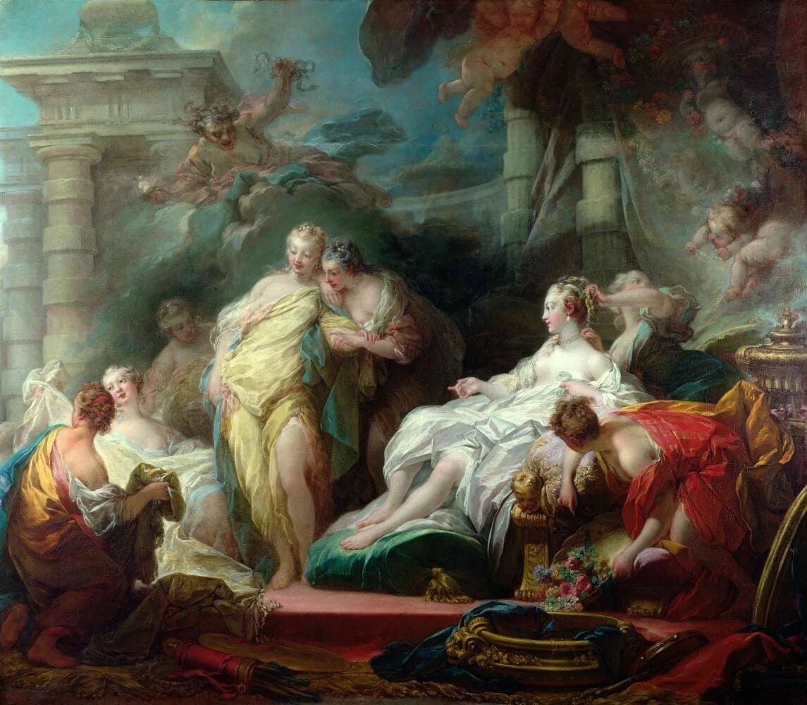 Люди классицизма. Франсуа Буше «Триумф Венеры» (1740).