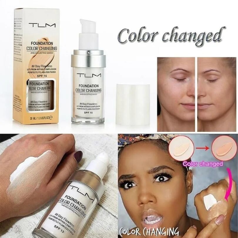 Тон под макияж. Tlm foundation color changing -тональный крем 30 м. tlm / тлм/tlm/ тональный крем tlm spf 15. тональная основа tlm foundation color changing - 30ml. tlm foundation color changing тональный крем spf 15.