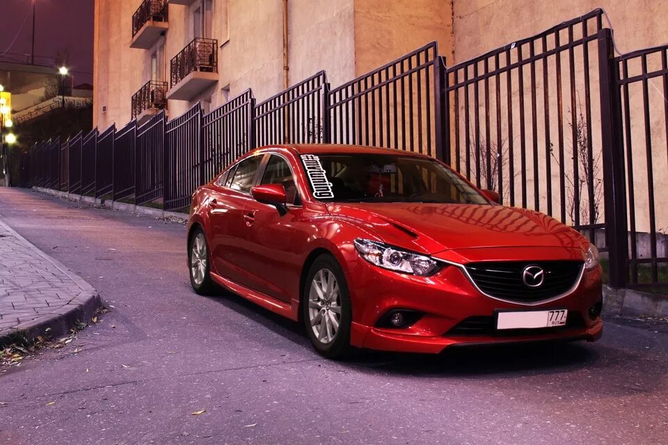 Mazda 6 (2G) GH 2.0 бензиновый 2007 красная чили на DRIVE2