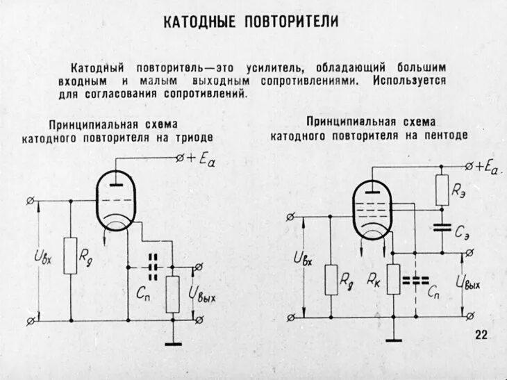 Повторитель функции и параметры. 6н6п катодный повторитель. катодный повторитель на 6н1п. однотактный катодный повторитель 6п1п. катодный повторитель на лампе 6н3п.