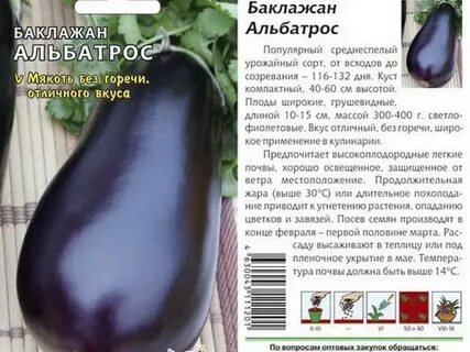Характеристика сортов баклажана