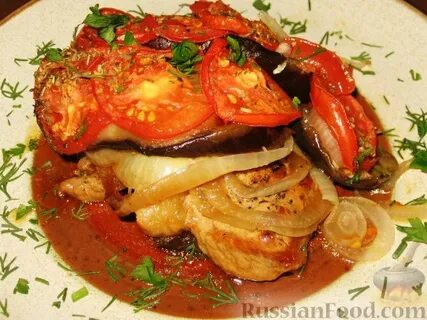 Рецепт вкусной свинины с овощами
