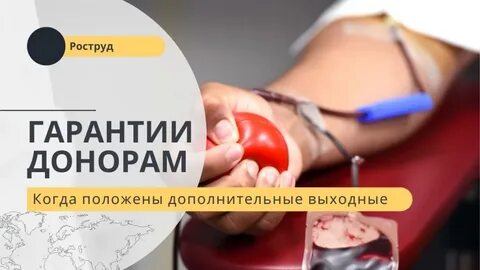 Донор выходные дни