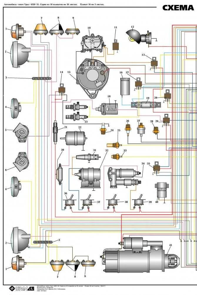 генератор автомобиля урал 4320. схема генератора урал 4320. генератор 24в на урал 4320. схема генератора урал 4320 ямз 236. схема подключения генератора урал 4320.