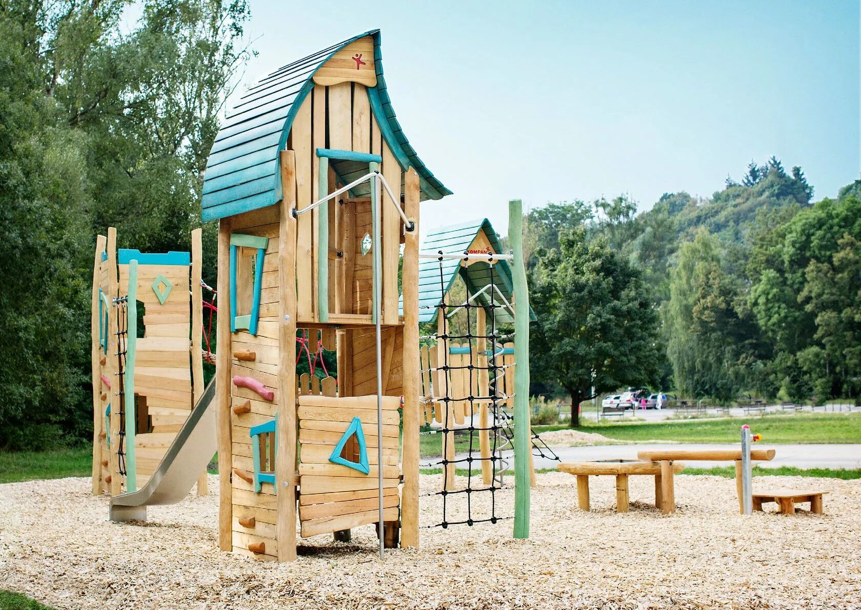 детские площадки. детская площадка в саду. дизайнерская детская площадка. детская площадка в саду. спортивно-игровой комплекс playnation техасец 7.