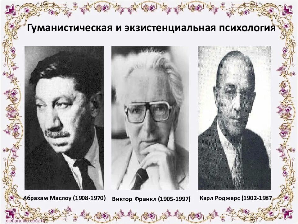 Гуманистическую психологию основал абрахам