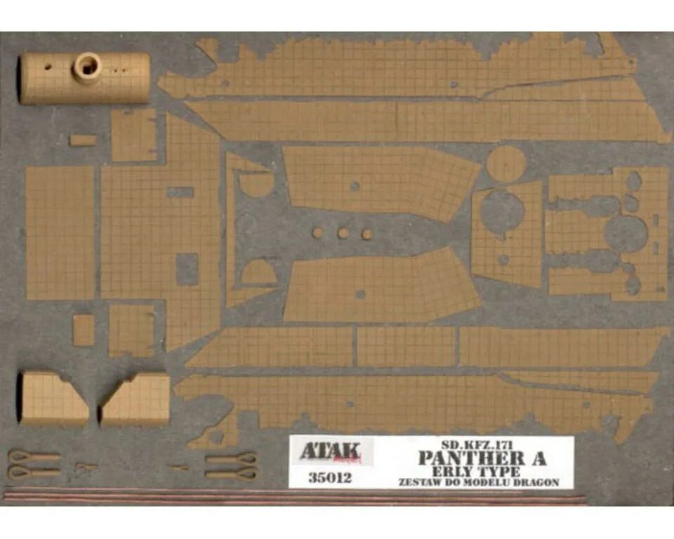 35012. Sd.kfz. 171 panther ausf.g early. 35012 макет 1/35 русские солдаты на отдыхе. купить циммерит на модели 1/35 atak.