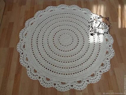 Схема для ковра из полиэфирного шнура
