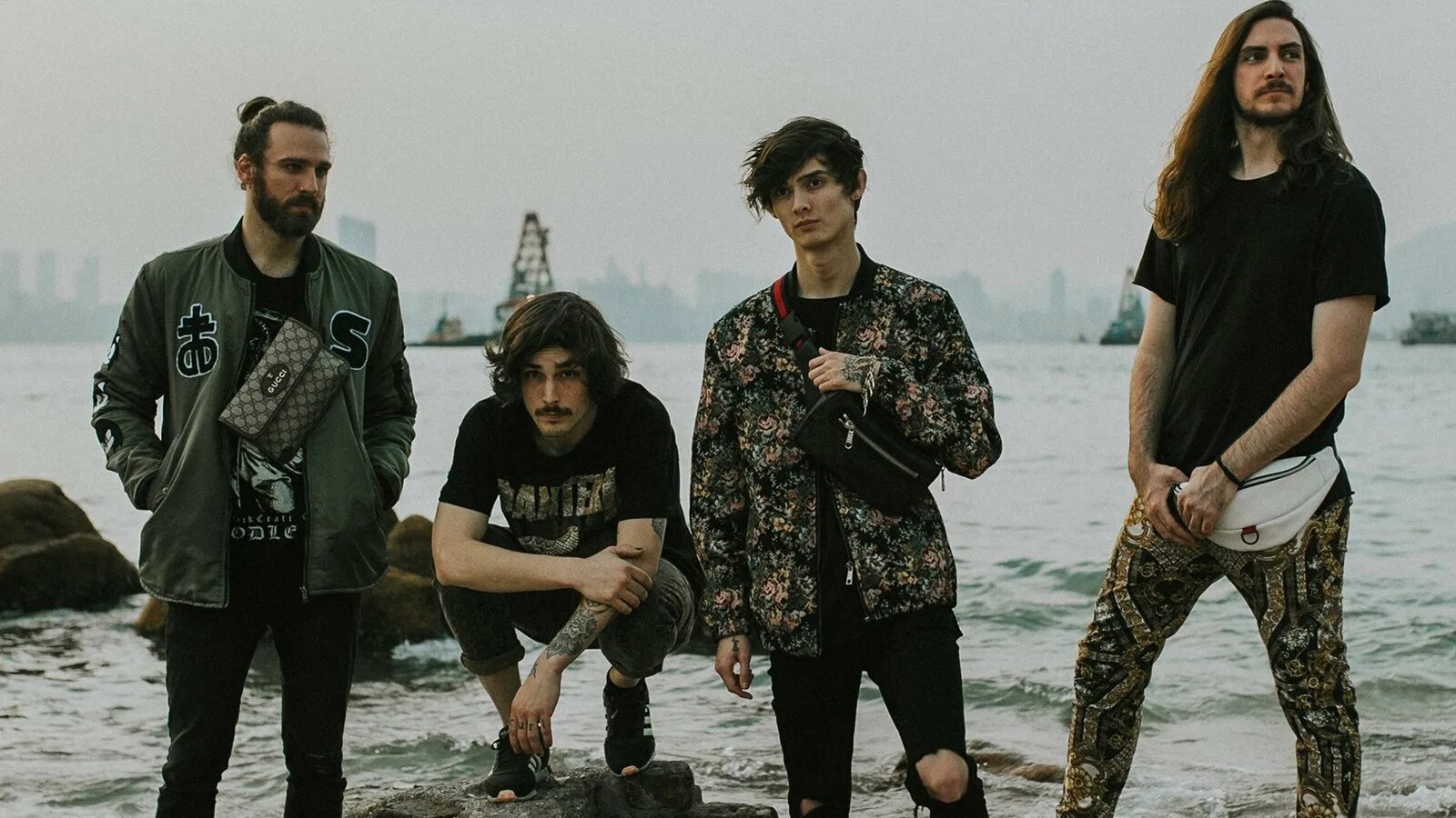 Полифия. Тим Хенсон Polyphia. Группа Polyphia. Клэй Гобер Polyphia. Группа Polyphia 2022.