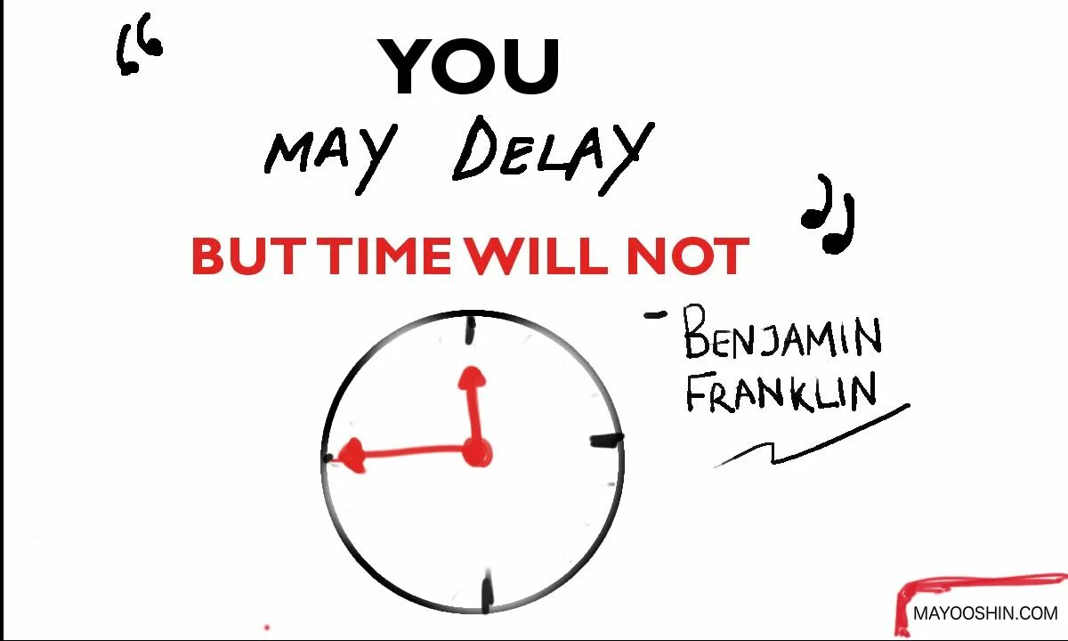 Time will not wait
