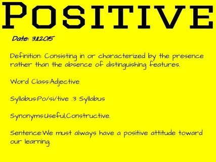 Very positive