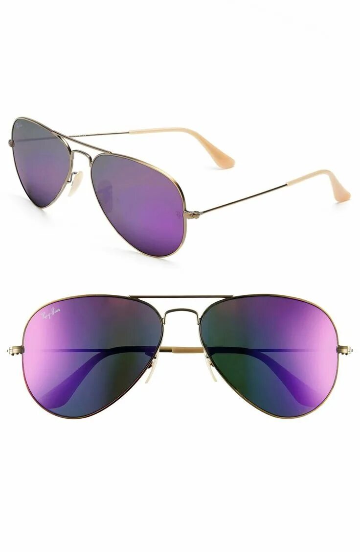 Очки удлиненные. Ray ban Aviator фиолетовые. Очки ray ban фиолетовый. Ray ban Aviator 58mm. Очки Рей Бен Авиатор фиолетовый.