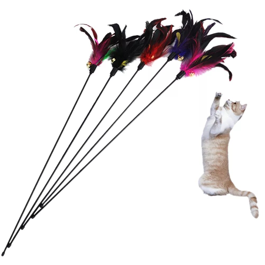 Игрушки для кошек с перьями. Игрушка для кошки. Палочки для котов. Игрушка для кота на палке. Игрушка для кота с перьями.