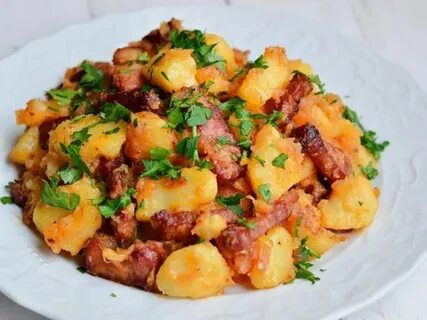 Мясной картофель