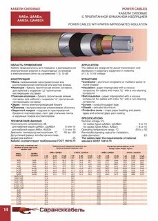 Кабель ааблу технические характеристики