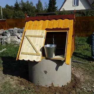 Копка колодцев с кольцами
