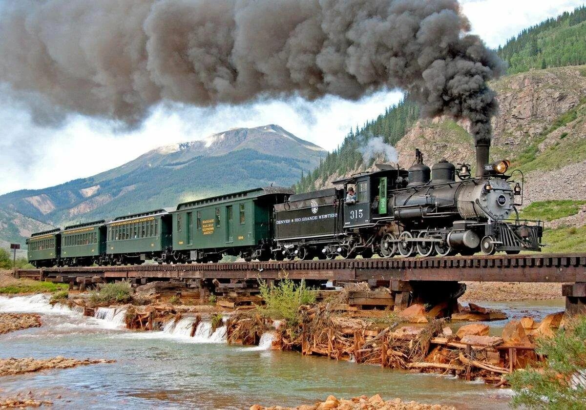 Рио Гранде паровоз. Denver and Rio grande Western 315. Denver and Rio grande Western Railroad. Угольный паровоз. Паровоз с углем