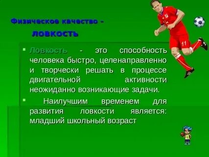 Под качеством ловкость понимают