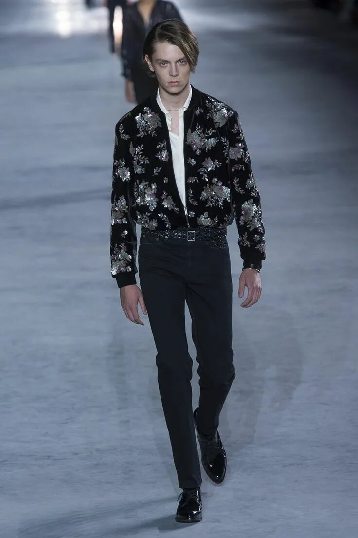 S laurent. Saint laurent men style. гости показа saint laurent men’s winter.