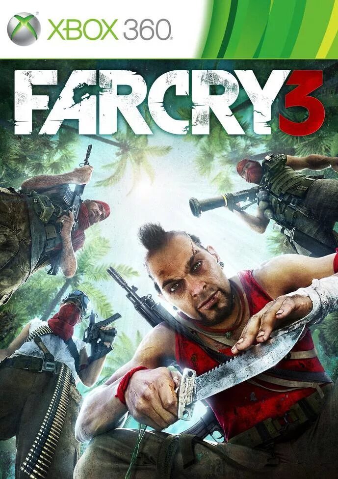 Рейтинг игр xbox. Far Cry 3 [Xbox 360]. Фар край 3 Икс бокс 360. Фар край 3 на хбокс 360. Far Cry 3 Xbox 360 обложка.