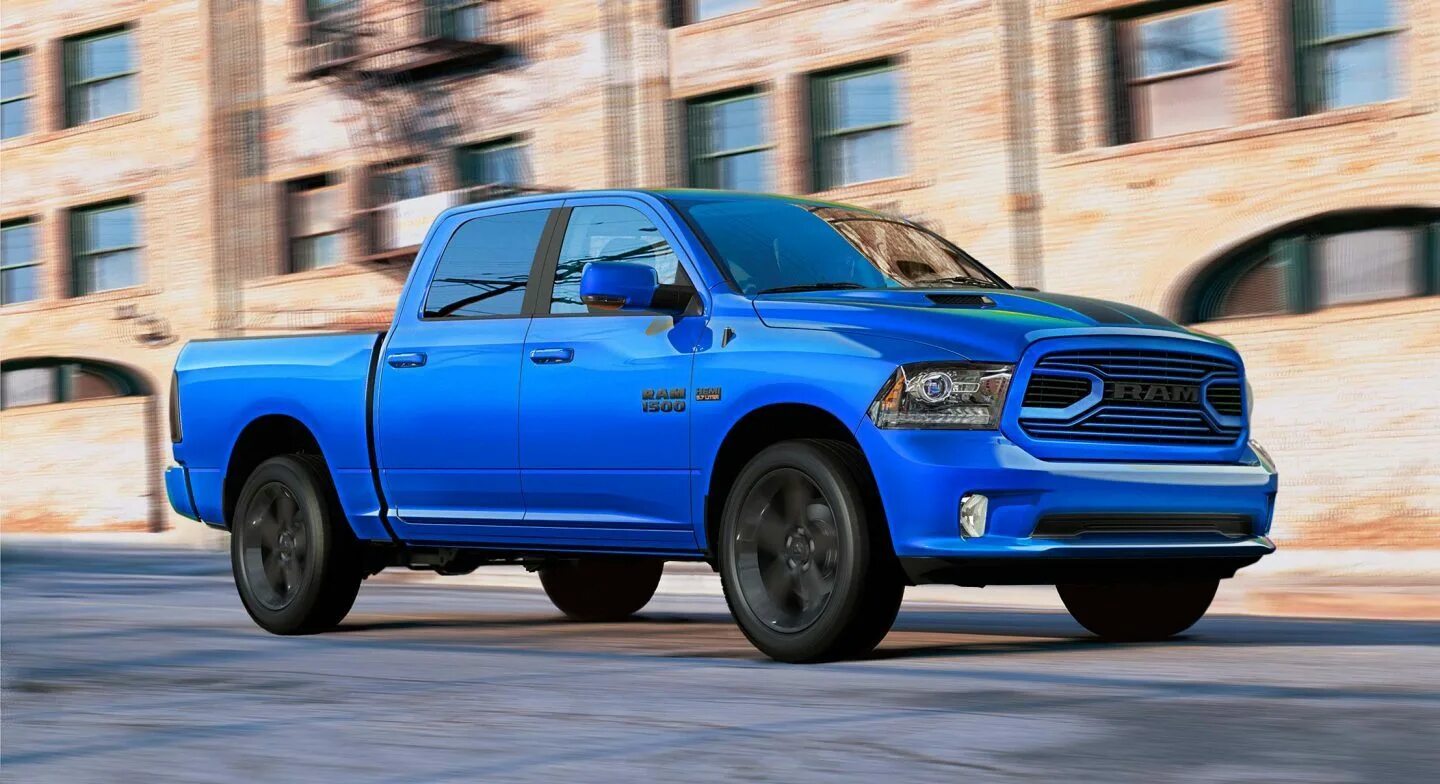 Blue ram. Dodge Ram 1500 2018 Sport. Додж Рэм 1500 голубой. Додж рам 1500 синий. Ram 1500 синий.