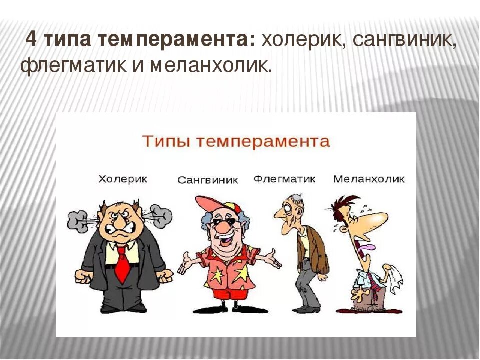 4 типа темперамента личности. Тип темперамента и профессия. 4 типа темперамента. 4 типа темперамента человека. типы личности сангвиник.