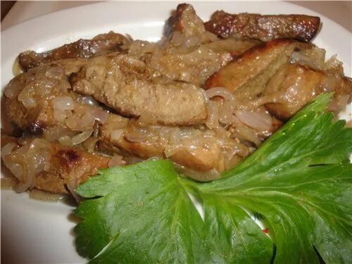 Приготовление вкусной печени говяжьей на сковороде