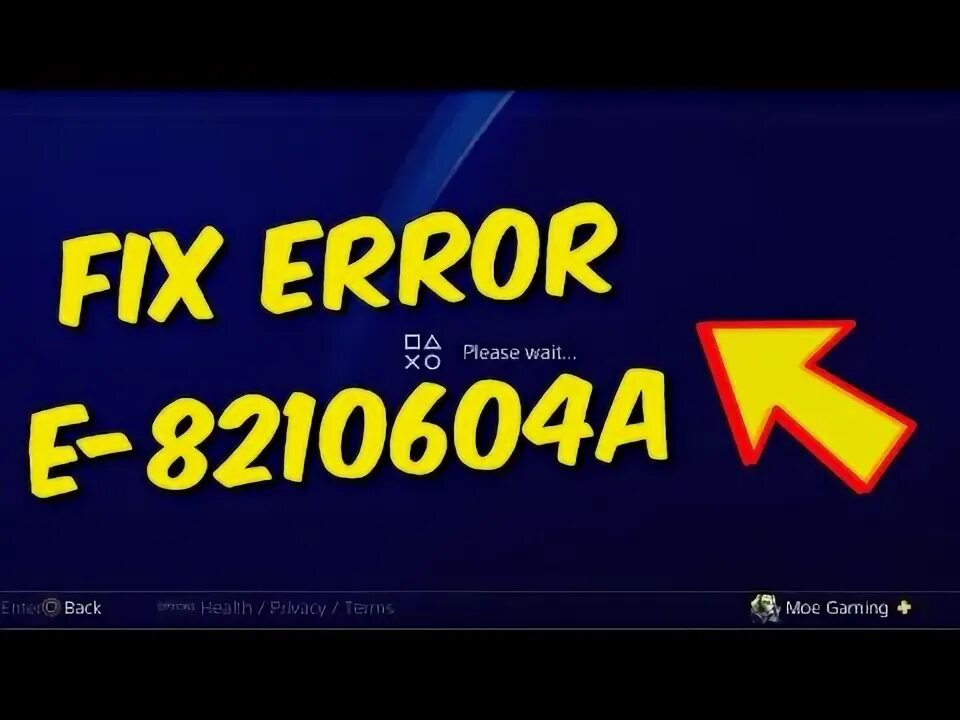 Ps ошибка e 8210604a. Ps ошибка e 8210604a
