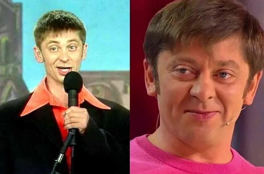 Юмористы команды КВН "Уральские пельмени" тогда и сейчас фото