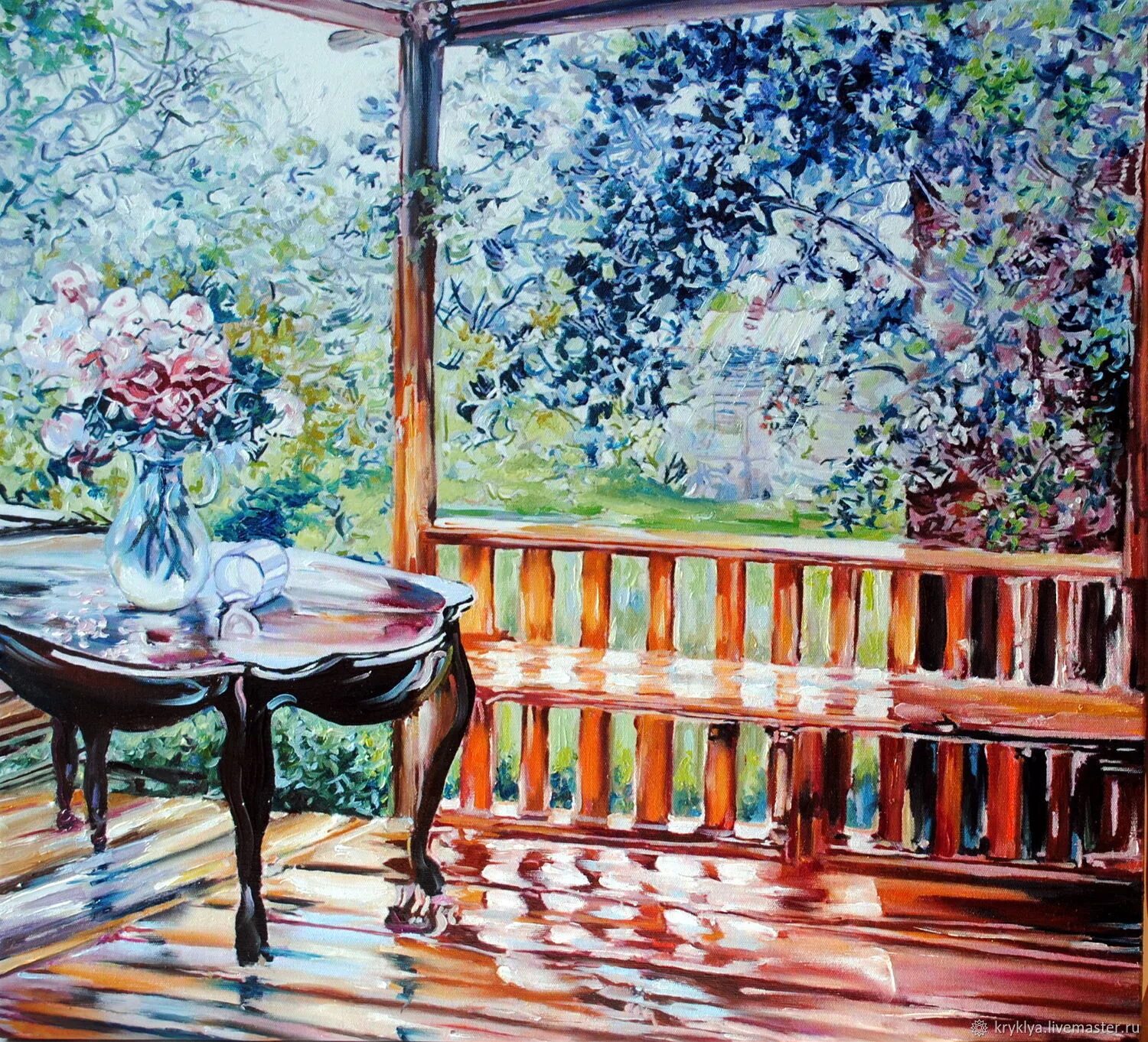 Веранда рисунок