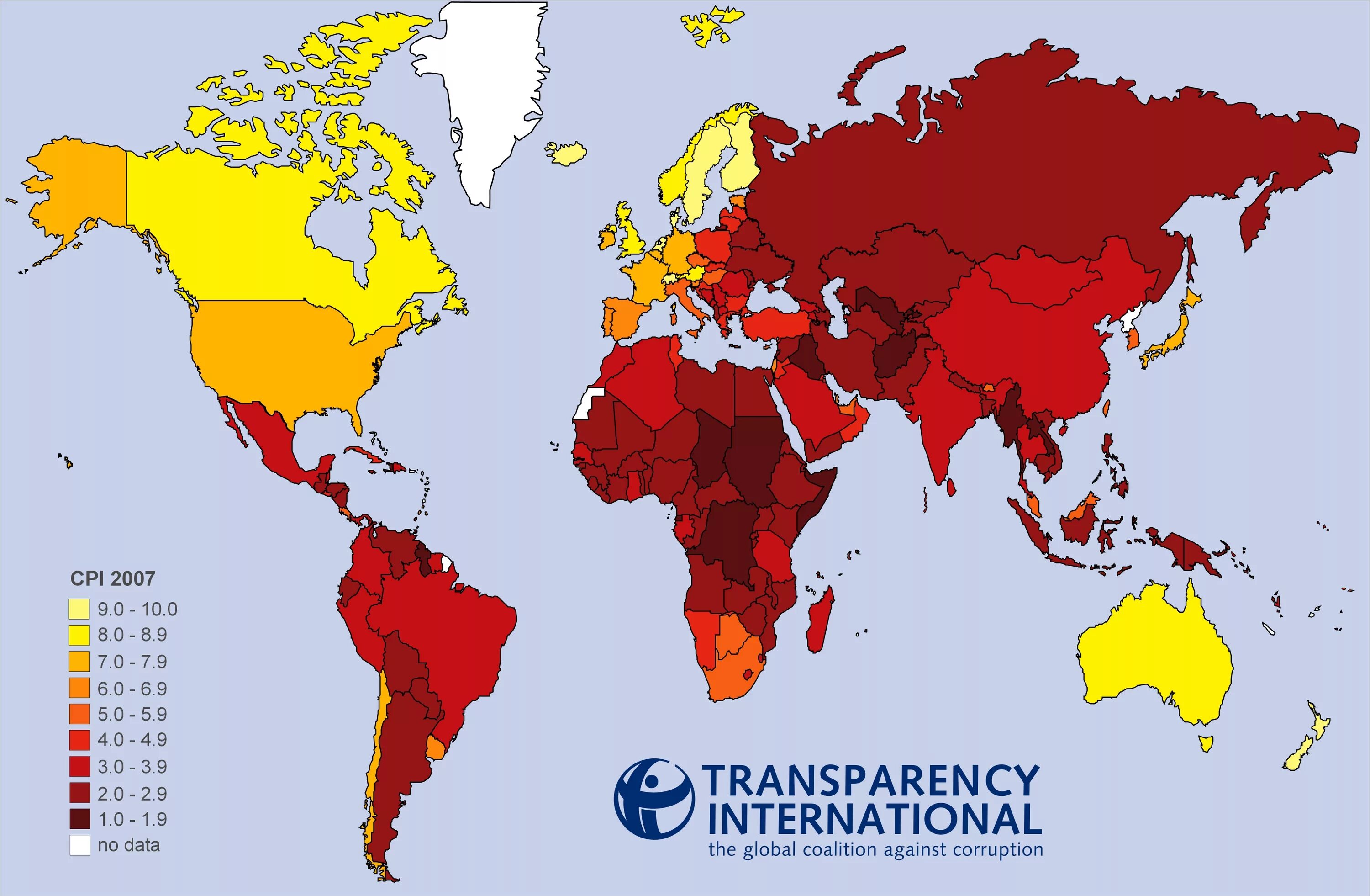 Карта 2007 года. Карта коррупции в мире 2020. Карта коррупции Трансперенси Интернешнл.