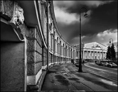 Санкт петербург черно белый