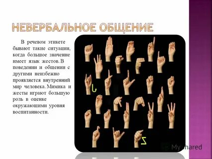 Невербальные символы общения