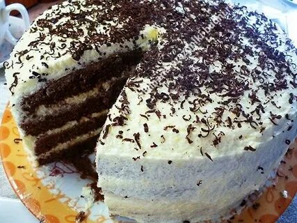 Птичье молоко с манкой и лимоном